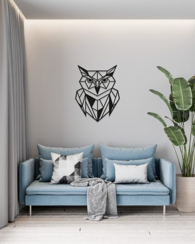 "Midnight Guardian" fém fali dekoráció