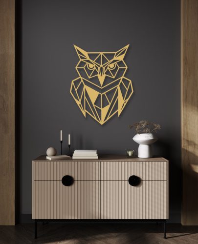 "Midnight Guardian" fém fali dekoráció