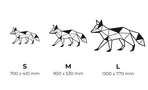 "Sly Geometry" fém fali dekoráció