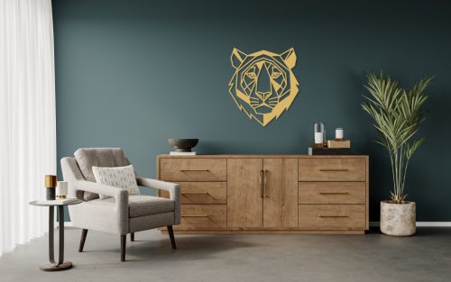"Jungle King" fém fali dekoráció