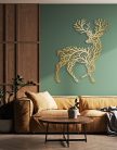 "Tree of Life Deer" fém fali dekoráció
