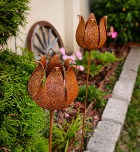 Tulipán mécsestartó