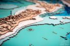 ÚJ-ZÉLAND 3D topografikus térképe