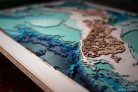 ÚJ-ZÉLAND 3D topografikus térképe