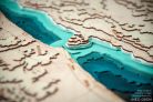 BALATON 3D topografikus térképe