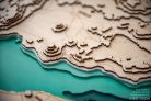 BALATON 3D topografikus térképe