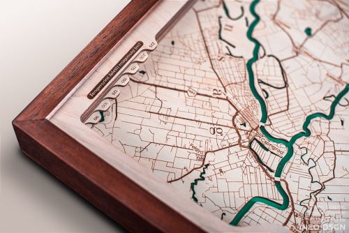KÖRÖSÖK VIDÉKE 3D topografikus térképe